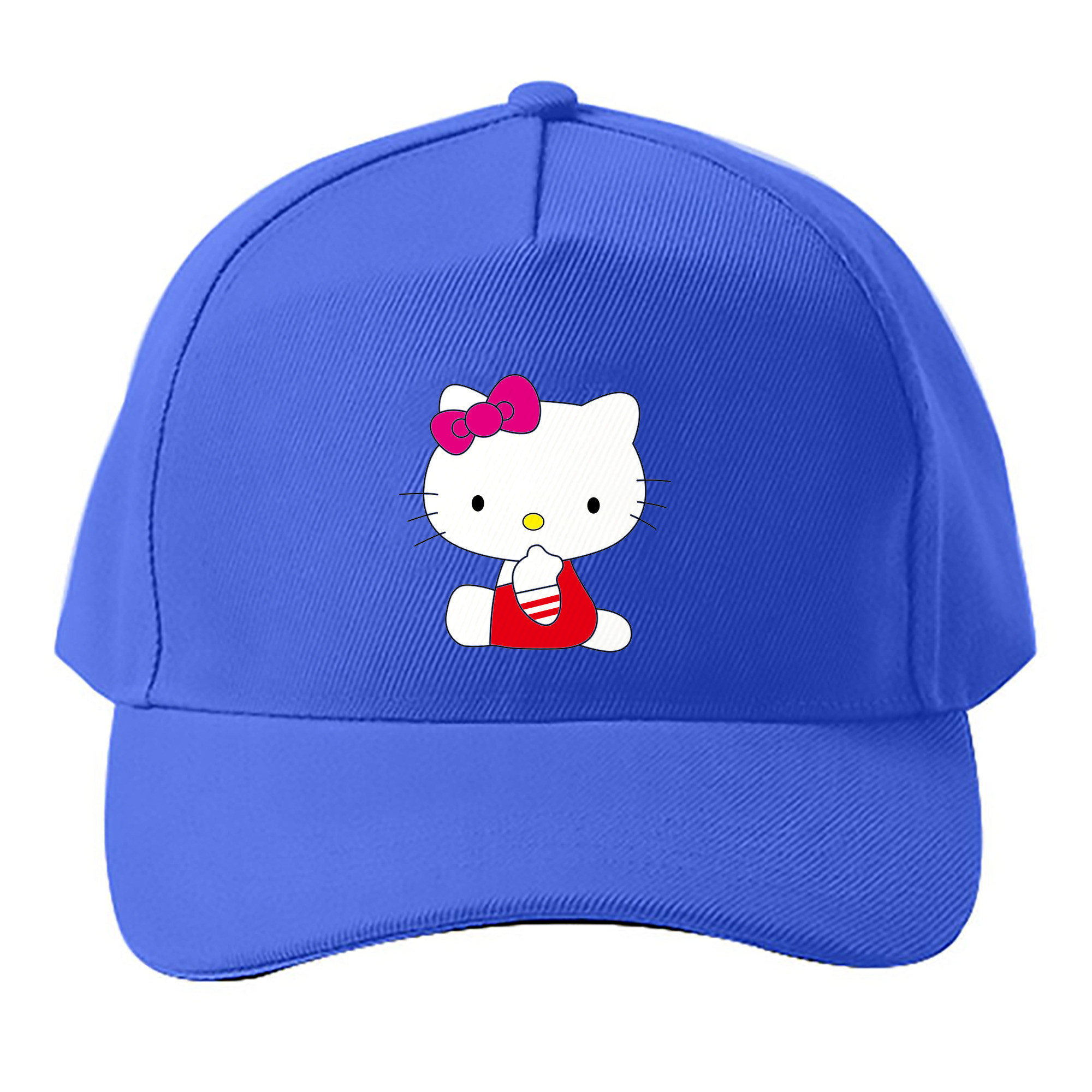 （画像用） Hello Kitty ハローキティ ベースボールキャップ 綿100％ 男女兼用 帽子 スポーツ